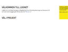 Tablet Screenshot of lognet.bygglogistik.se